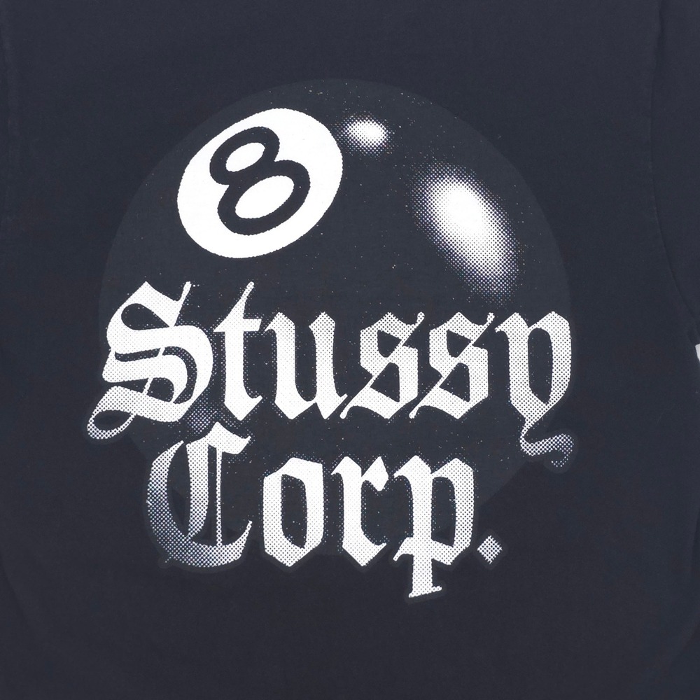 Stussy 8 Ball Corp Graphic Tee Black Streetwear Mens Small - Picture 4 of 8